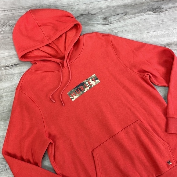 🔹 HURLEY- BOX LOGO HOODIE SWEATSHIRT - Picture 2 of 8
